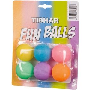 Tibhar Fun Balls eenkleurig - Ping Pong Ballen