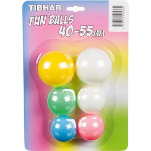 Tibhar Fun Balls 40-55mm - Ping Pong Ballen