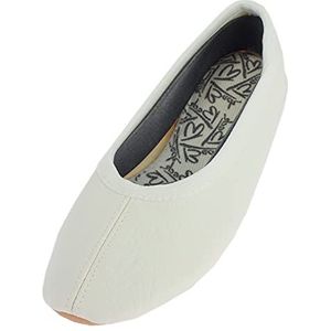 Beck Schläppchen aus Kunstleder, Gummisohle Gymnastikschuh (sehr robustes veganes Kunstleder, Gr. 23-48 erhältlich) rutschfeste Gummi-Laufsohle