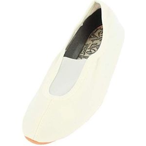 Beck Schläppchen mit Ristgummi, Baumwolle, Gummisohle Gymnastikschuh (Beck Bestseller, für Kinder und Erwachsene) Handmade in Germany