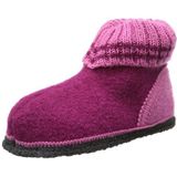 Beck - Pantoffels - Rood - Wol Textiel Vilt