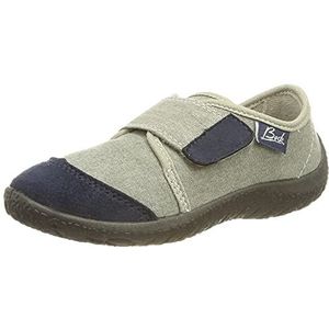 Beck Uniseks basic platte pantoffels voor kinderen, grijs 24, 27 EU