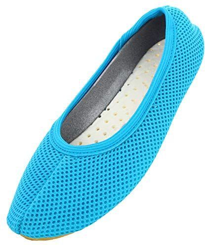 BECK - Airs - Sportschoen - Turquoise - Luchtdoorlatend, Mesh, Platte Hak