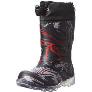 Beck Bones rubberlaarzen voor jongens, zwart, 22 EU