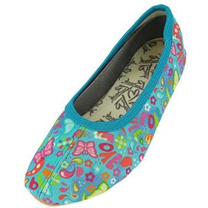 Beck Schläppchen Spring Gymnastikschuh (Handgenäht in Erlenbach) rutschfeste Sohle aus Naturkautschuk
