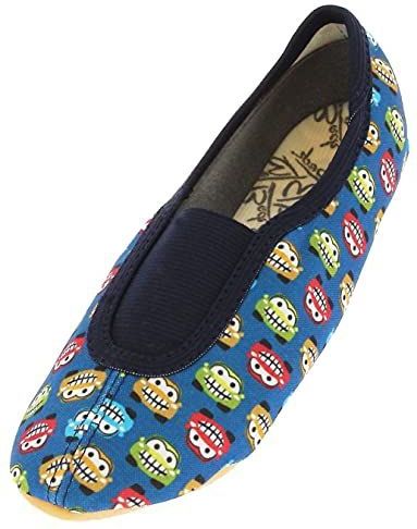 BECK - Buzzer - Huisschoenen - Royal Blue - Gevoerd - Slip-on