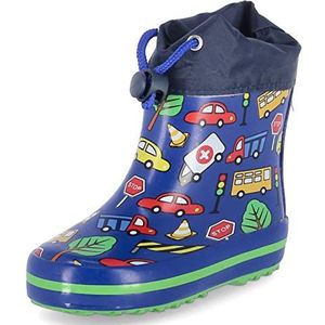 Beck Kleinkinder Gummistiefel Traffic mit Warmfutter Gummistiefel (für Jungs, für warme Füße bei Nässe und Kälte) wasserdicht, aus Naturkautschuk, leichte flexible Sohle