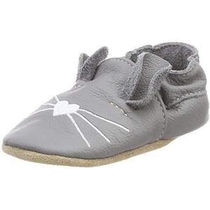 Beck Krabbelschuh Mäuschen Krabbelschuh (chromfrei gegerbtes Leder, für die allerersten Schritte) zum Schlupfen, Seitliche Gummieinsätze für leichtes An- und Ausziehen