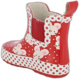 Beck - Enkellaarsjes - Rood - Rubber Synthetisch Zonder Sluiting