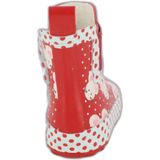 Beck - Enkellaarsjes - Rood - Rubber Synthetisch Zonder Sluiting