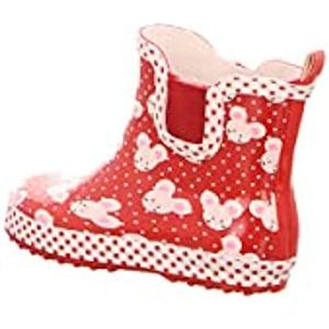 Beck Kleinkinder Gummistiefel Mäuschen Gummistiefel (wasserdichter Kurzstiefel aus weichem Naturkautschuk) seitliche Gummi-Einsätze für leichtes An- und Ausziehen