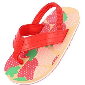 Beck Strawberry slippers voor meisjes, Rood Rood Rood 07, 28 EU