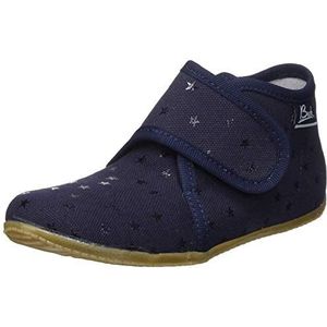 Beck Little Stars hoge pantoffels voor jongens, Blauw donkerblauw 05, 24 EU