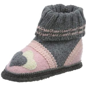 Beck Little Hearts pantoffels, voor meisjes, roze, 21 EU