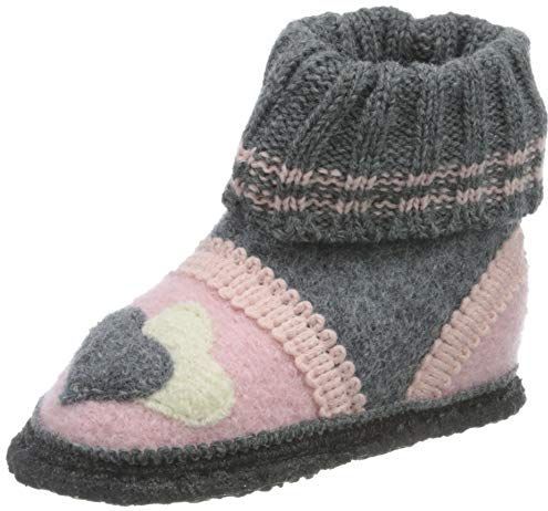 Beck Little Hearts pantoffels, voor meisjes, roze, 21 EU