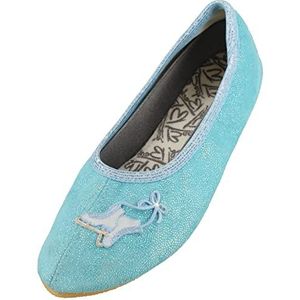 Beck Schläppchen Ice Dance Gymnastikschuh Schlittschuh-Patch & Glitzer