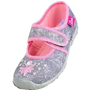 Beck Spangenschuhe für Mädchen für Kinder, grau, Gr. 25 EU
