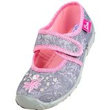 Beck - Danseres - Meisjespantoffels - Grijs - Orthopedische Slippers