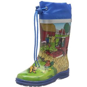 BECK - Bauernhof - Regenlaarzen - Sand - Royal Blue - Donkergrijs - Groen - Rood