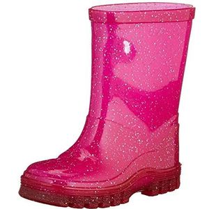 Beck Glitzer rubberlaarzen voor meisjes, Roze, 20 EU