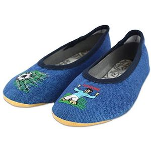 Beck Schläppchen Tor Gymnastikschuh (für schmale Füße, für Sport, Kita, Schule und Zuhause) mit rutschfester Gummi-Laufsohle