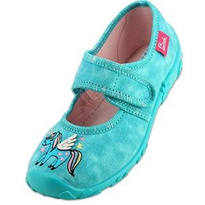 Beck Pegasus, Huisschoenen voor kinderen, turquoise, 23 EU, Turkoois