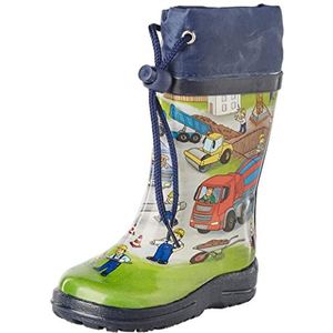 Beck Gummistiefel Bauarbeiter Gummistiefel (wasserdichter, schmaler Stiefel, für trockene Füße bei Regenwetter) herausnehmbare Innensohle, weicher flexibler Naturkautschuk