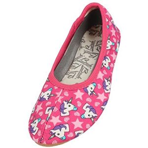 Beck Meisjes Pink Horse Ballet Flat, roze, 35 EU