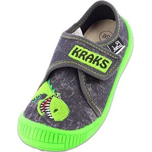 Beck Kraks, mocassin jongens, antraciet, 23 EU, Anthrazit