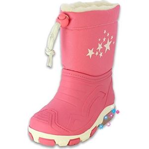 Beck Blinking Stars Regenboot voor meisjes, roze, 22/23 EU
