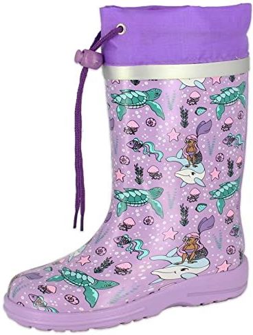 Beck - Regenlaarzen - Lila - Natuurlijk Rubber - Kindvriendelijke Pasvorm