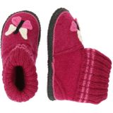 BECK - Huisschoenen - Framboos - Met Elastische Inserts - Antislip