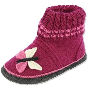 BECK - Huisschoenen - Framboos - Met Elastische Inserts - Antislip