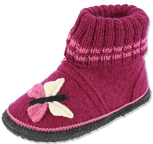 BECK - Huisschoenen - Framboos - Met Elastische Inserts - Antislip