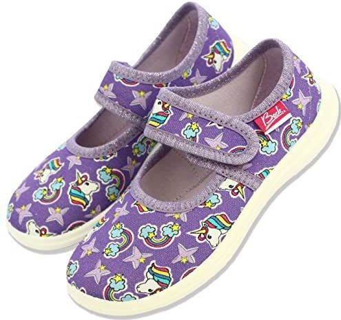 Ballerina - Violet Dream - Textiel - Ronde Neus - Velcro Sluiting