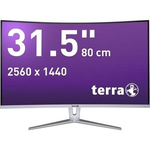 TERRA LCD/LED 3280W LED display 80 cm (31.5'') Wide Quad HD Gebogen Zilver, Wit