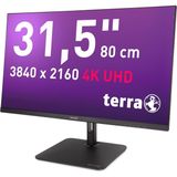Wortmann - TERRA LCD/LED 3295W PV 4K Monitor - Zwart - 31.5 Inch - 3840 x 2160 Pixels