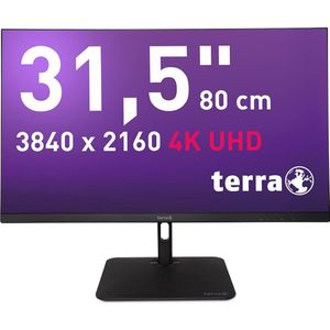 Wortmann - TERRA LCD/LED 3295W PV 4K Monitor - Zwart - 31.5 Inch - 3840 x 2160 Pixels