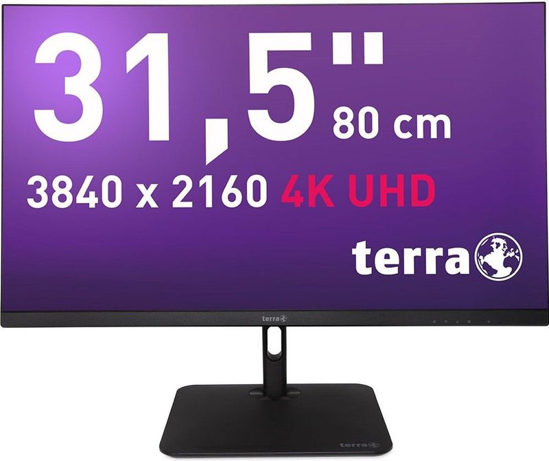 Wortmann - TERRA LCD/LED 3295W PV 4K Monitor - Zwart - 31.5 Inch - 3840 x 2160 Pixels