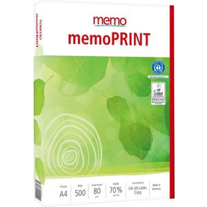 Memo Printerpapier A4 80 gr 500 vel 70% wit