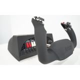 Alpha Flight Controls - Yoke & Switch Panel - Vluchtsimulatie - Zwart - Staal