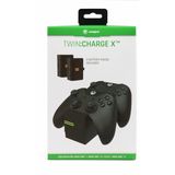 snakebyte Xbox One TWINCHARGE X - black - charger / charging station for Xbox One S / X / Elite Controller / Gamepads, 2 rechargeable batteries 800mAh, dual channel charge, LED charge status indicator