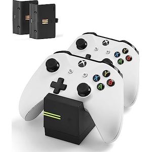 Snakebyte SB911736 Oplaadstation voor gamecontroller-accessoires (Xbox One X, Xbox serie X, Xbox One S, Xbox serie S), Accessoires voor spelcomputers, Wit