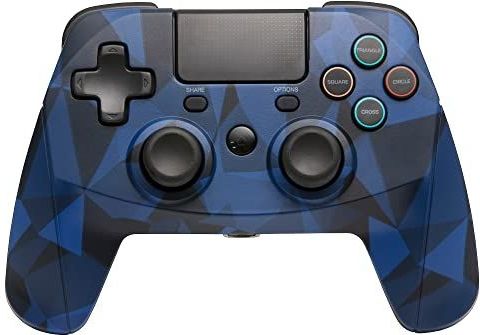 Snakebyte Draadloze Controller 4 S - Camo Blauw