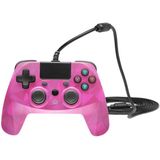 Snakebyte - Pad 4 S - Bedrade Controller - Roze - 3 meter voor PS3 en PS4