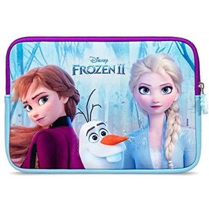 Pebble Gear Forzen 2 Carry Sleeve - Universal neoprene kids carrry bag in Disney Frozen 2-Design, for 7' tablets (Fire 7 Kids Edition, Fire HD 8 case), durable zip, Elsa, Anna, Olaf