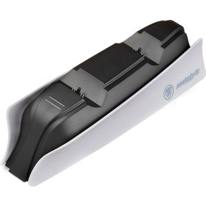Snakebyte - TWIN:CHARGE 5 - Oplaadstation - Wit - Voor 2 DualSense Controllers met Type-C Kabel en LED Laadstatus