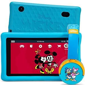 Pebble Mickey and Friends Tablet 7"" & Mickey koptelefoon voor kinderen (7"", 16 GB, Blauw), Tablet, Blauw