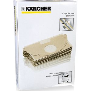 Stofzakken WD 2 - Set van 5 - Hoogwaardige Filtratie - Duurzaam Materiaal