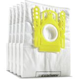 Karcher - Dtofzakken Vlies - 5 Stuks - Wit - Hoogwaardig Vliesmateriaal